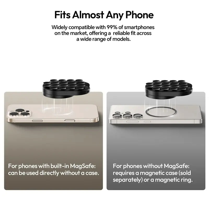 Magnetic Vacuum Suction Phone Holder