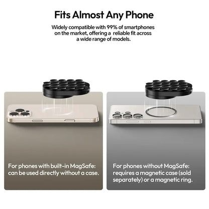 Magnetic Vacuum Suction Phone Holder