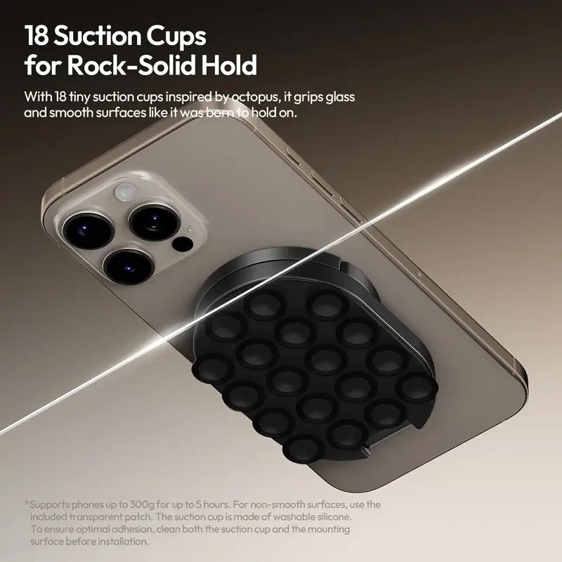 Magnetic Vacuum Suction Phone Holder