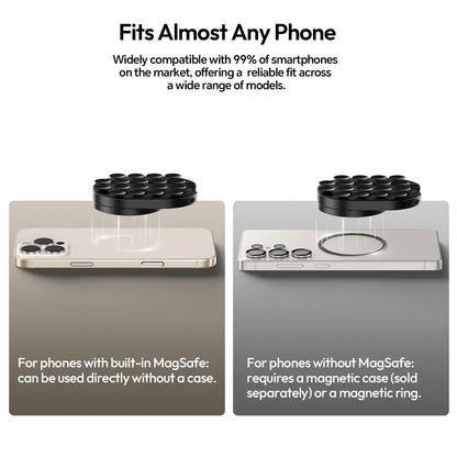 Magnetic Vacuum Suction Phone Holder