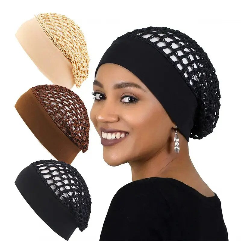 Wide-Edge Stretch Sleep Bonnet