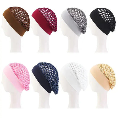 Wide-Edge Stretch Sleep Bonnet
