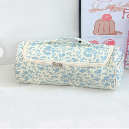 Large Quilted Travel Cosmetic Organizer