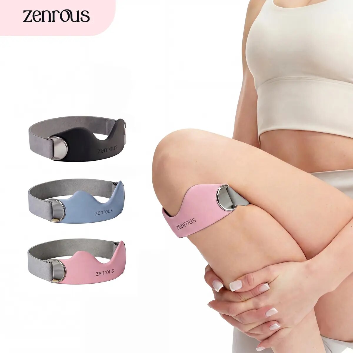 Adjustable Shock-Absorbing Patellar Bands 2-Pack