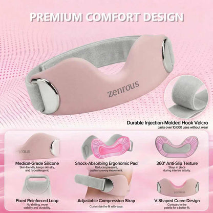Adjustable Shock-Absorbing Patellar Bands 2-Pack