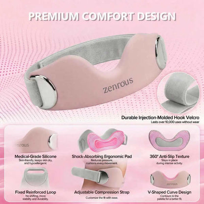 Adjustable Shock-Absorbing Patellar Bands 2-Pack