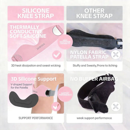 Adjustable Shock-Absorbing Patellar Bands 2-Pack