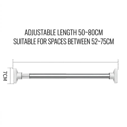 [BUY 1 GET 1 FREE] No-Drill Adjustable Tension Curtain Rod
