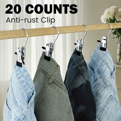 [BUY 1 GET 1 FREE] Heavy-Duty Boot Hanger Clips 20-Pack