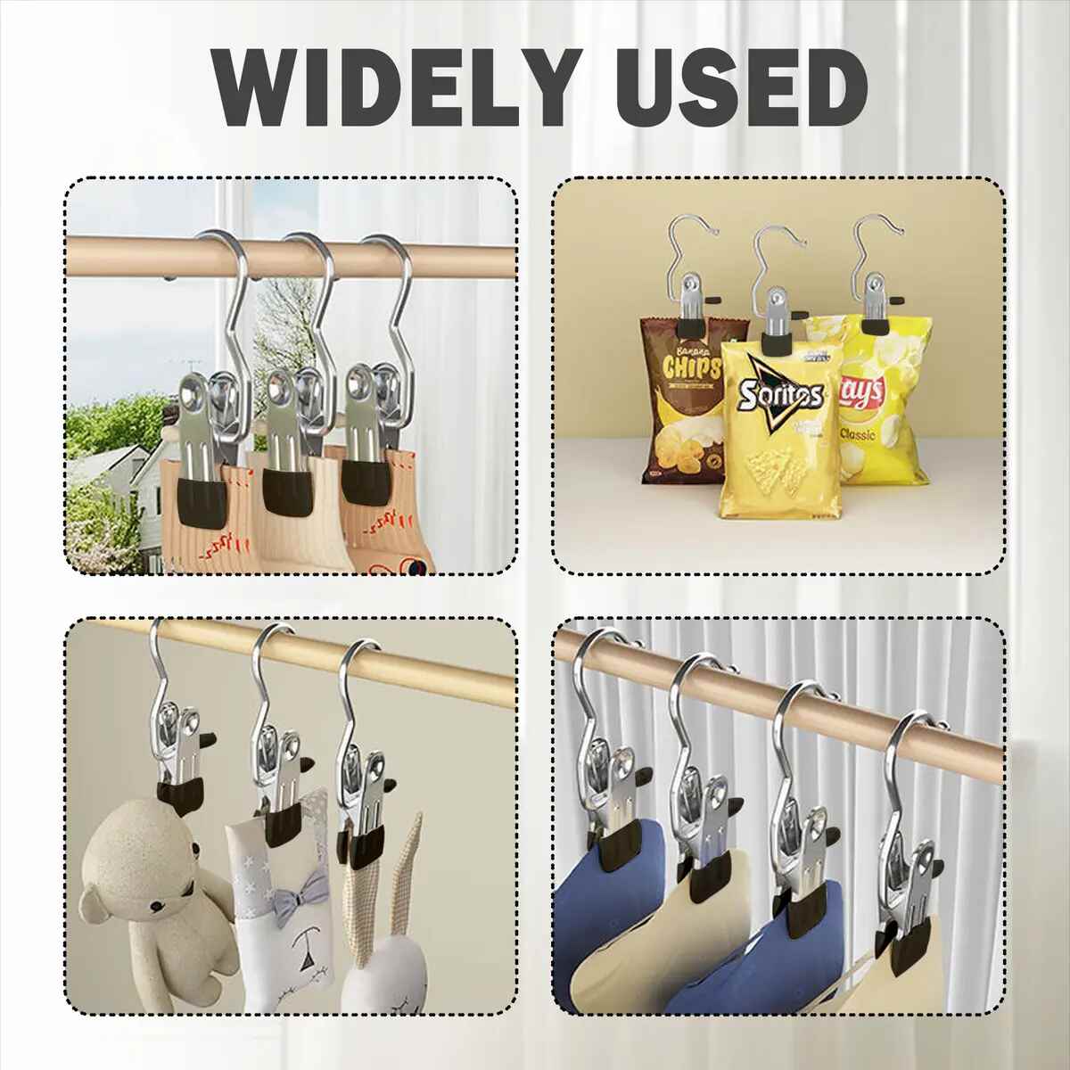 [BUY 1 GET 1 FREE] Heavy-Duty Boot Hanger Clips 20-Pack