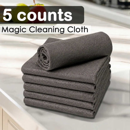 [BUY 2 GET 1 FREE] Streak-Free Magic Cleaning Cloths 5-Pack