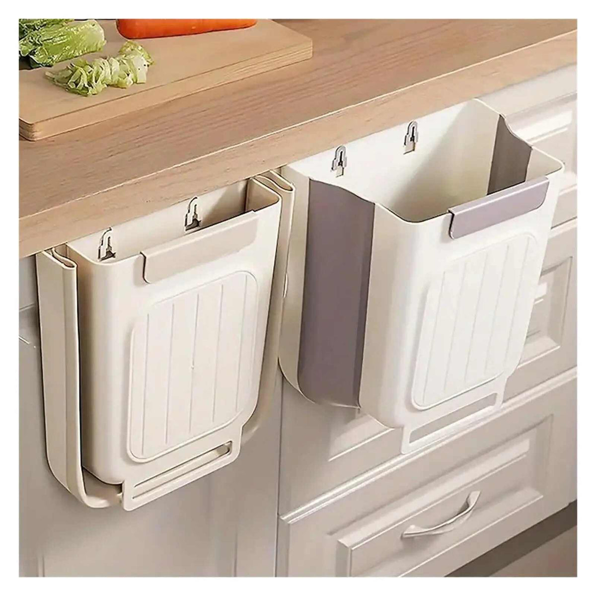 [BUY 1 GET 1 FREE] 1.6-Gallon Foldable Hanging Trash Can