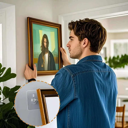 [BUY 1 GET 1 FREE] Self-Adhesive Acrylic Photo Hooks 30-Pack