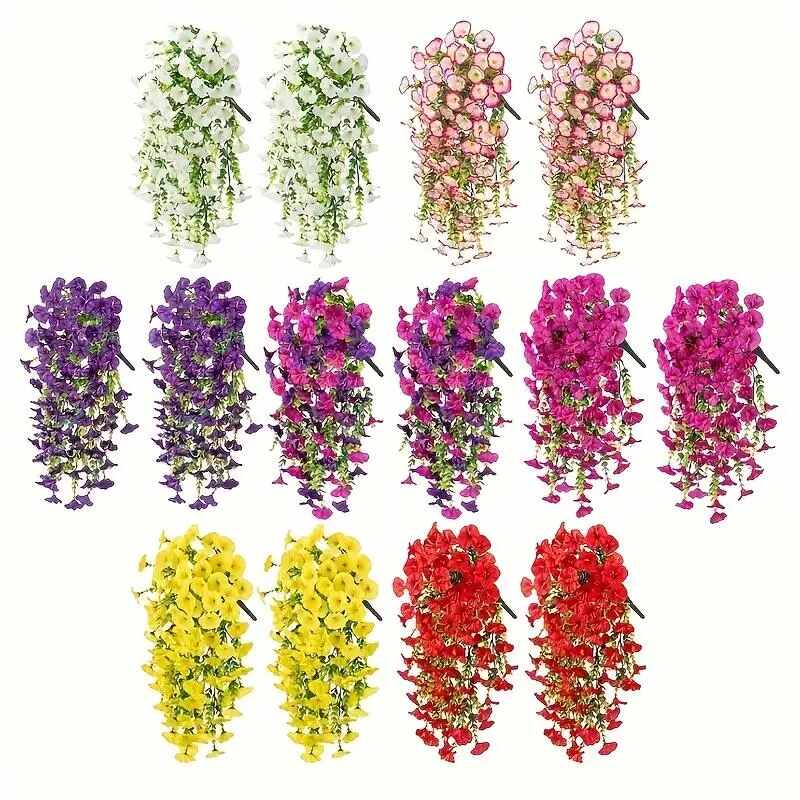 [BUY 1 GET 1 FREE] UV-Resistant Artificial Morning Glory Vines 2-Pack