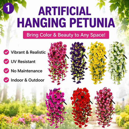 [BUY 1 GET 1 FREE] UV-Resistant Artificial Morning Glory Vines 2-Pack