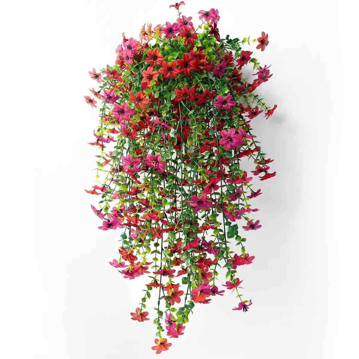 Outdoor Artificial Orchid Hanging Flowers 6-Pack