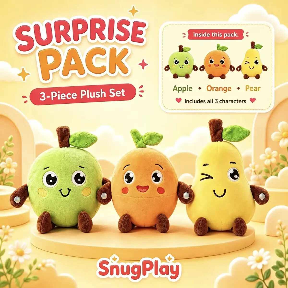 Interactive Music Plush Toy Set
