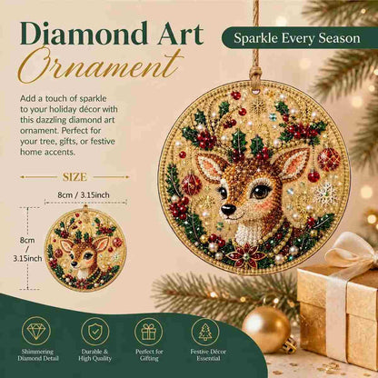 [BUY 1 GET 1 FREE] Christmas Diamond Painting Ornaments 6-Pack