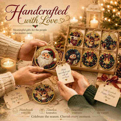 [BUY 1 GET 1 FREE] Christmas Diamond Painting Ornaments 6-Pack