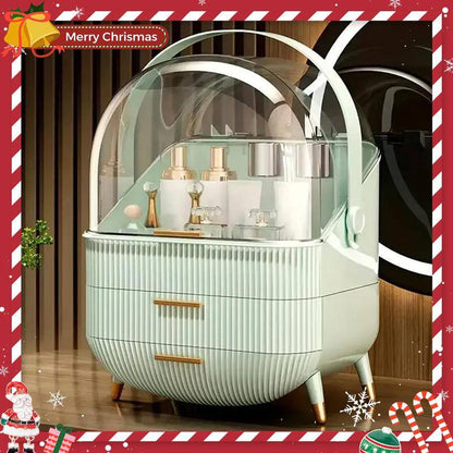 Portable Dustproof Makeup Organizer Box