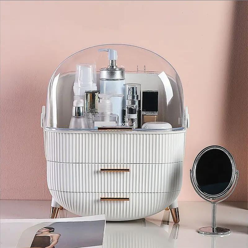 Portable Dustproof Makeup Organizer Box