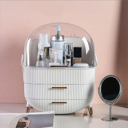 Portable Dustproof Makeup Organizer Box