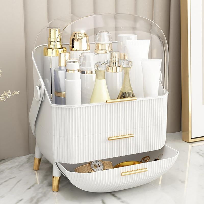 Portable Dustproof Makeup Organizer Box
