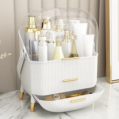 Portable Dustproof Makeup Organizer Box