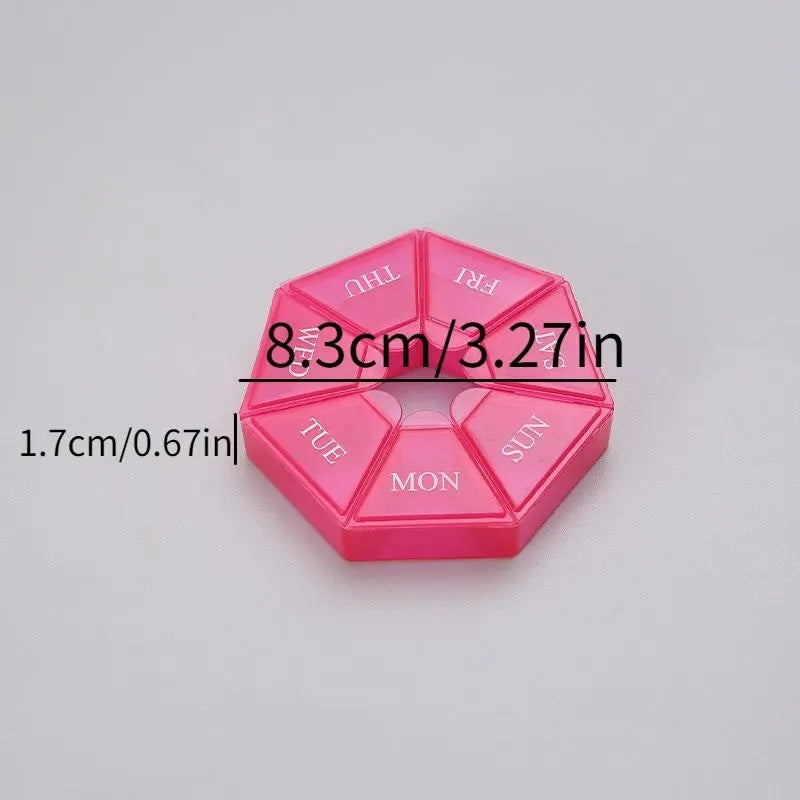 [BUY 1 GET 1 FREE] Mini 7-Compartment Weekly Pill Box
