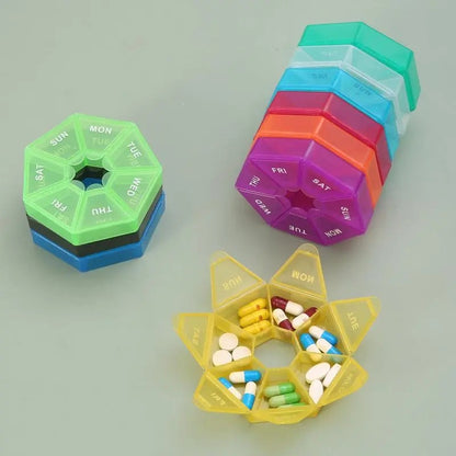 [BUY 1 GET 1 FREE] Mini 7-Compartment Weekly Pill Box