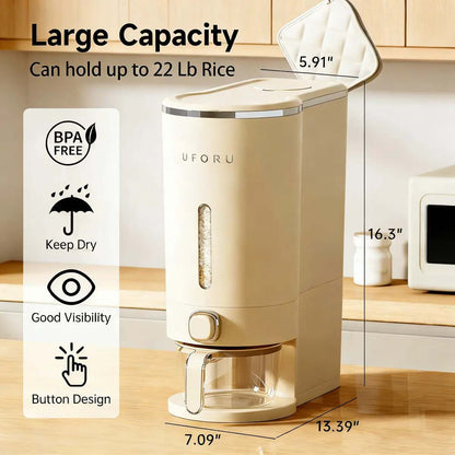Airtight Pest-Block Grain & Spice Container