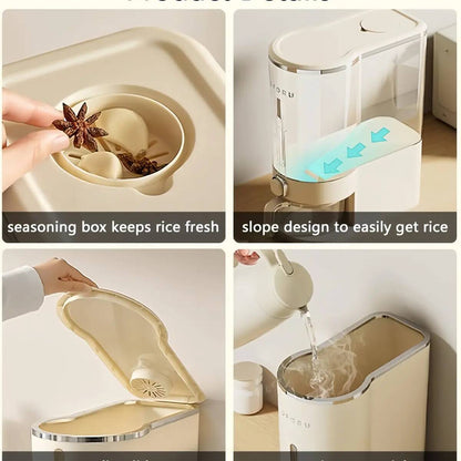 Airtight Pest-Block Grain & Spice Container