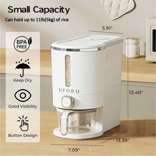 Airtight Pest-Block Grain & Spice Container