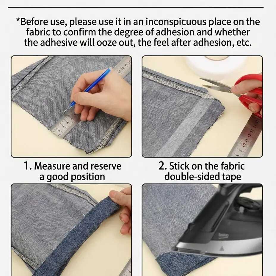 [BUY 1 GET 1 FREE] Iron-On Double-Sided Hemming Tape