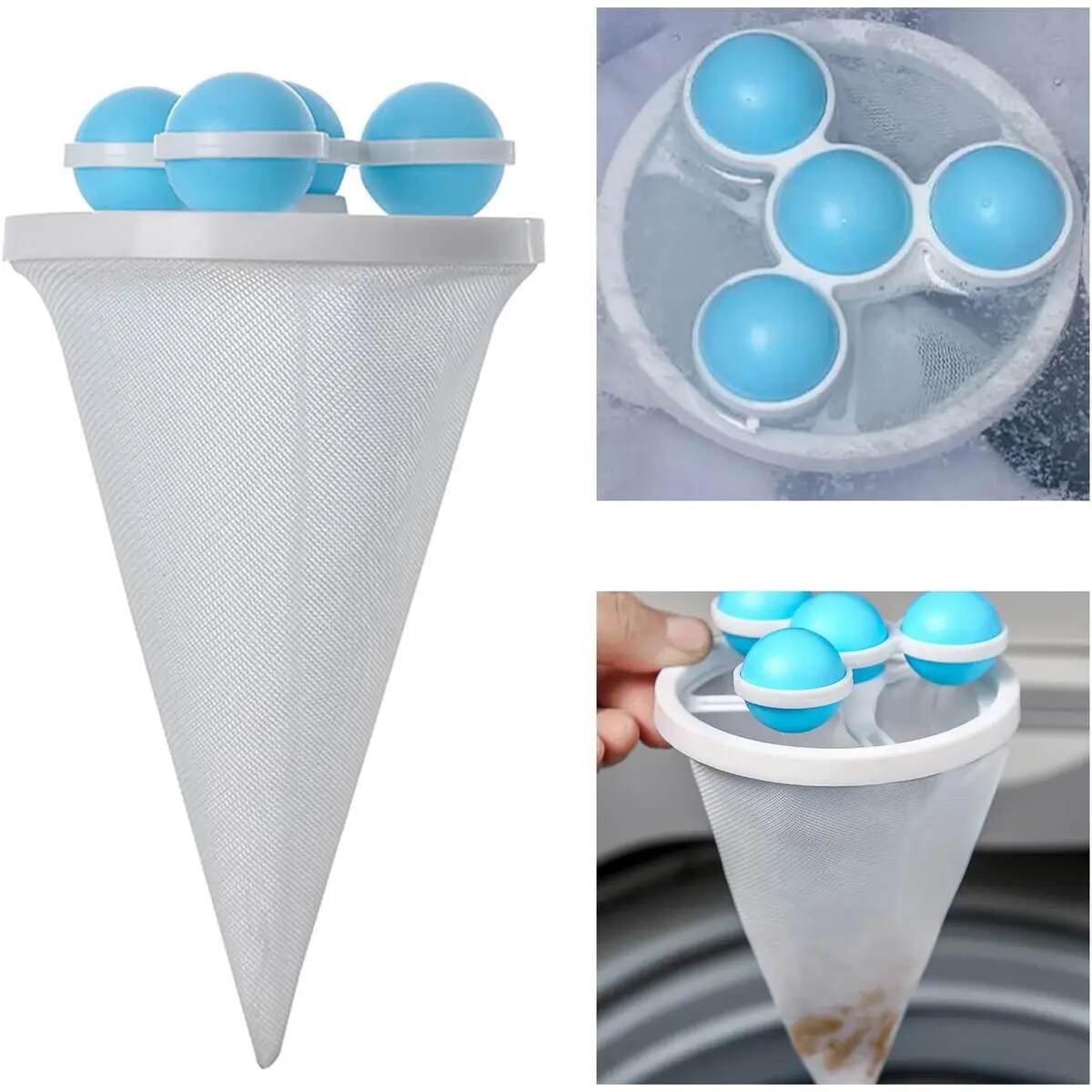 [BUY 1 GET 1 FREE] Pet Hair Catching Laundry Balls