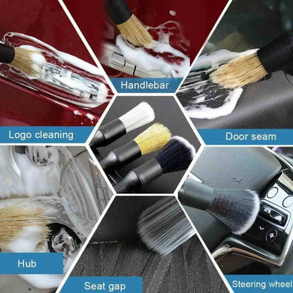 [BUY 1 GET 1 FREE] Car Interior Soft Cleaning Brushes 4-Pack