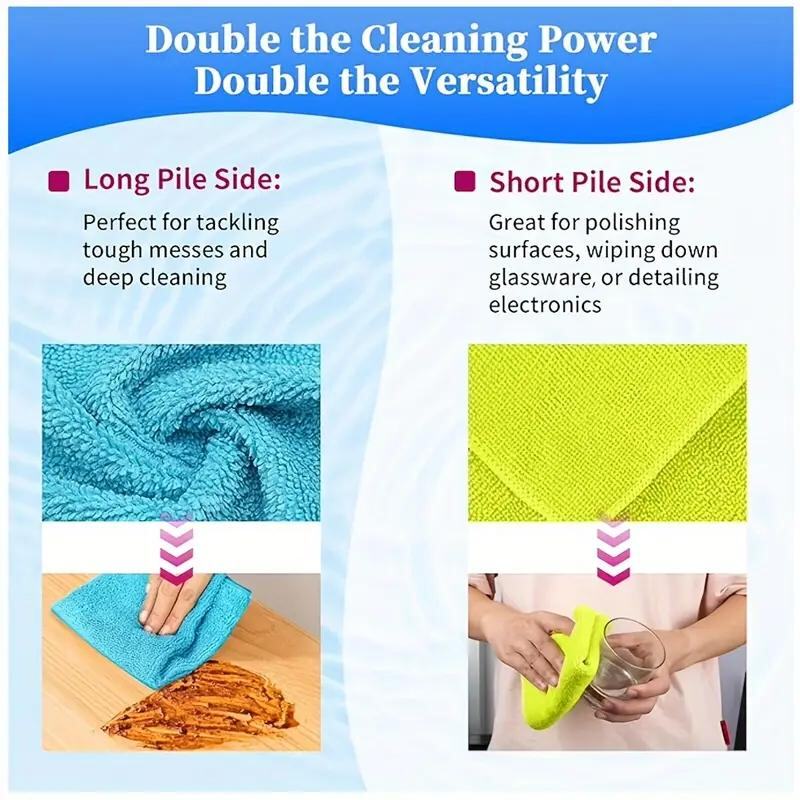 [BUY 1 GET 1 FREE] Quick-Dry Microfiber Cleaning Cloths 25-Pack
