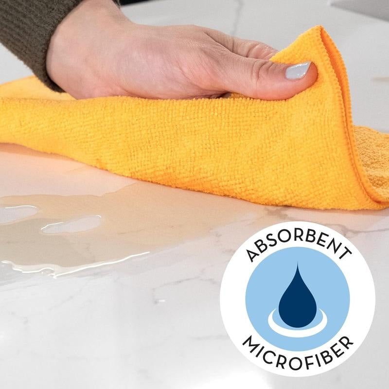 [BUY 1 GET 1 FREE] Quick-Dry Microfiber Cleaning Cloths 25-Pack