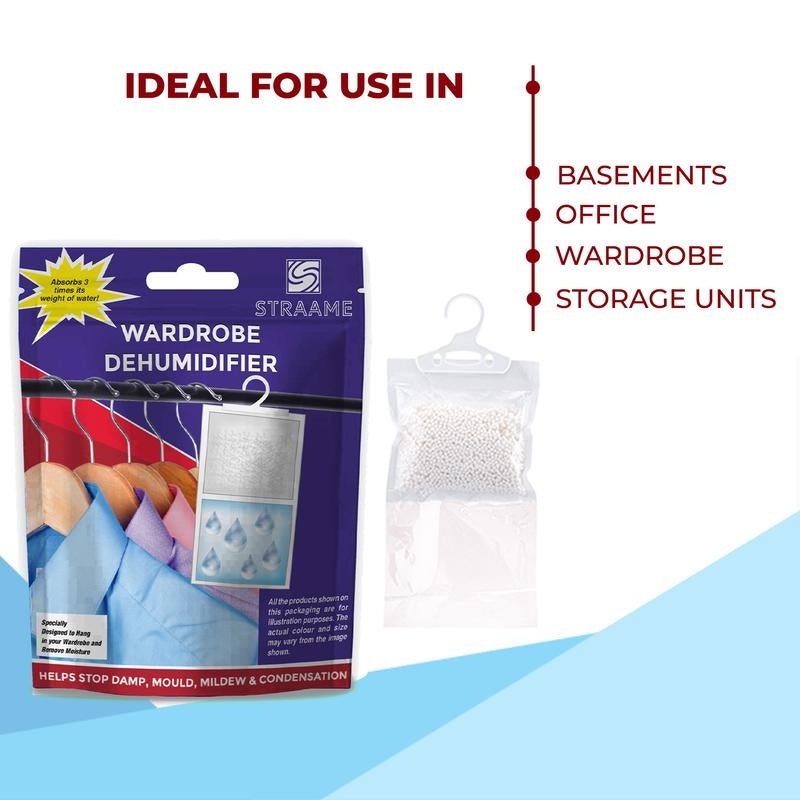 Hanging Wardrobe Dehumidifier Bags