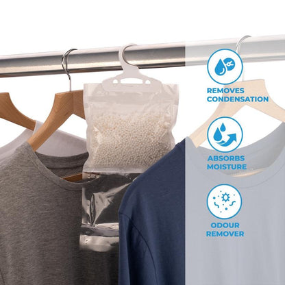 Hanging Wardrobe Dehumidifier Bags