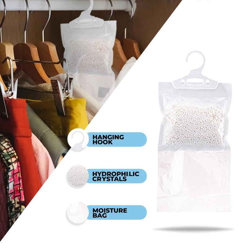 Hanging Wardrobe Dehumidifier Bags