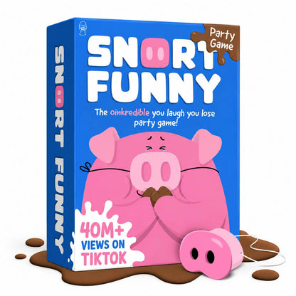 Funny Pig Snout Party Card Game