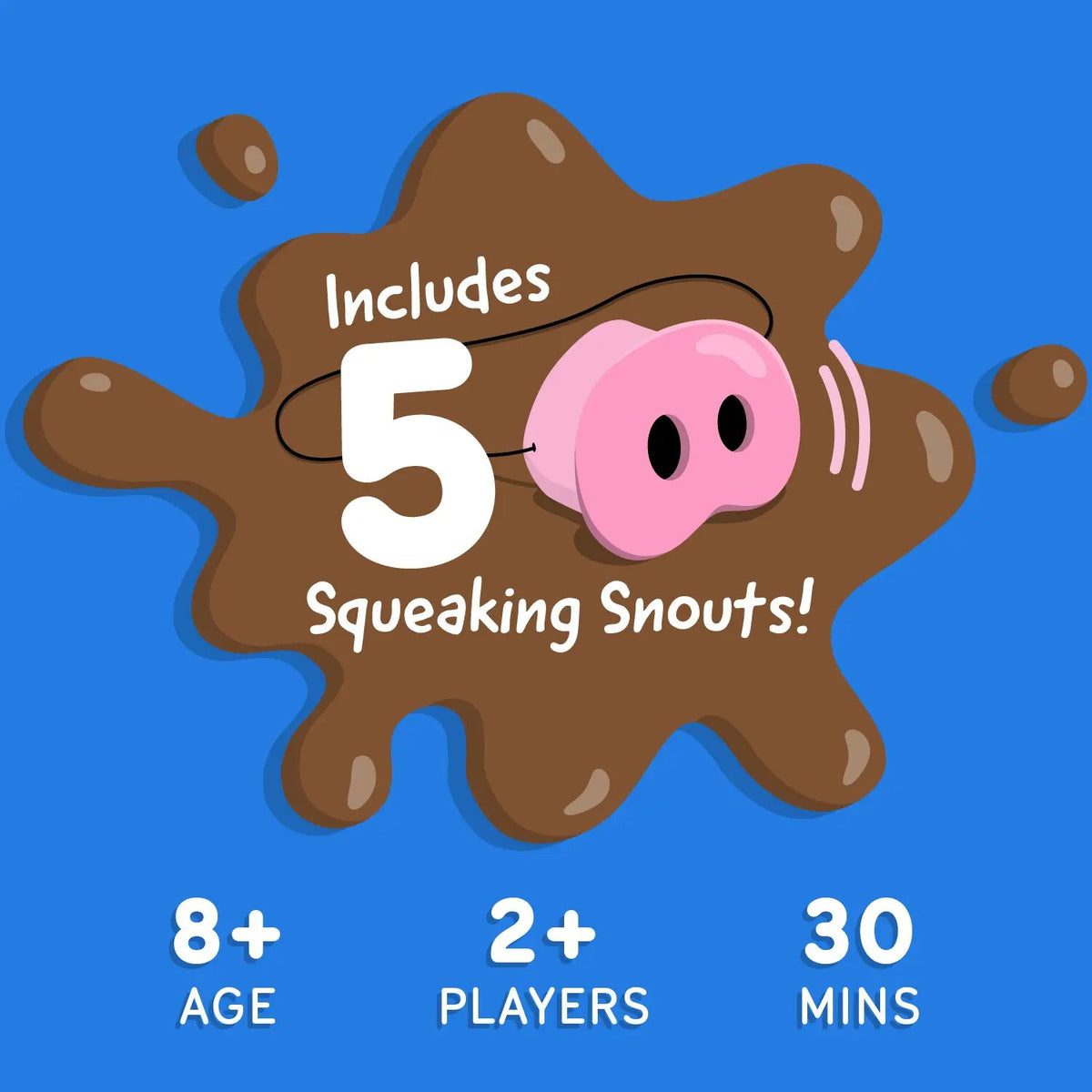 Funny Pig Snout Party Card Game