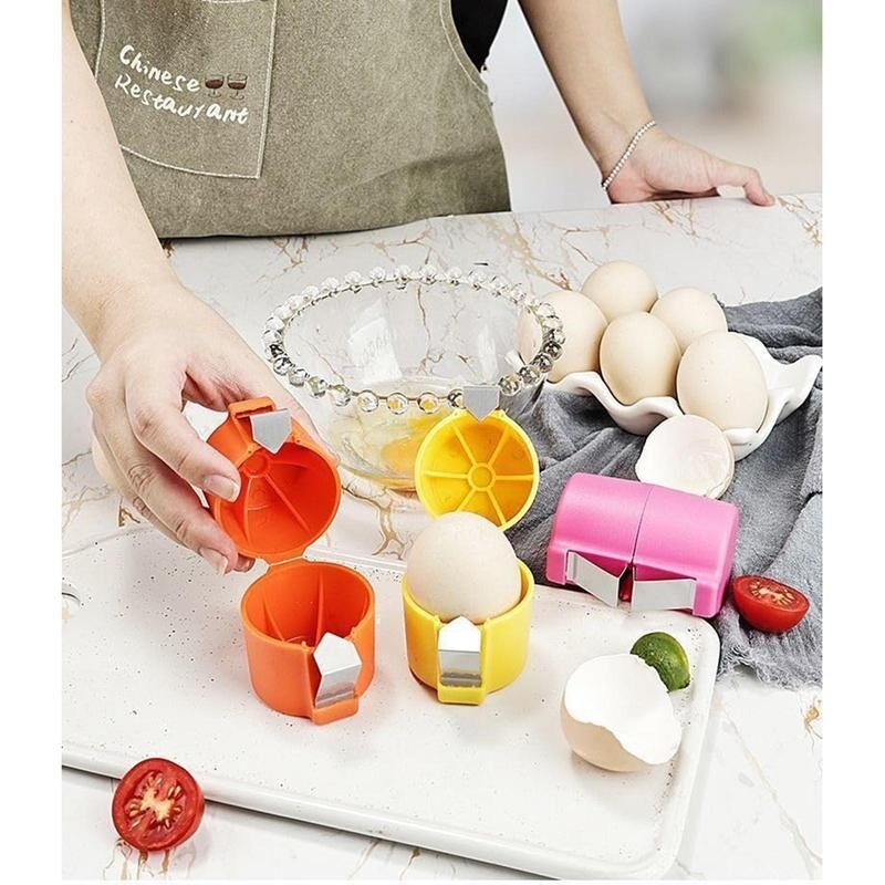[BUY 1 GET 1 FREE] Stainless Steel Effort-Saving Egg Opener