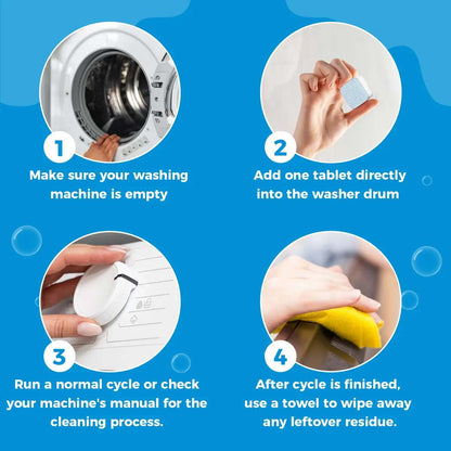 [BUY 1 GET 1 FREE] Washing Machine Cleaner Tablets