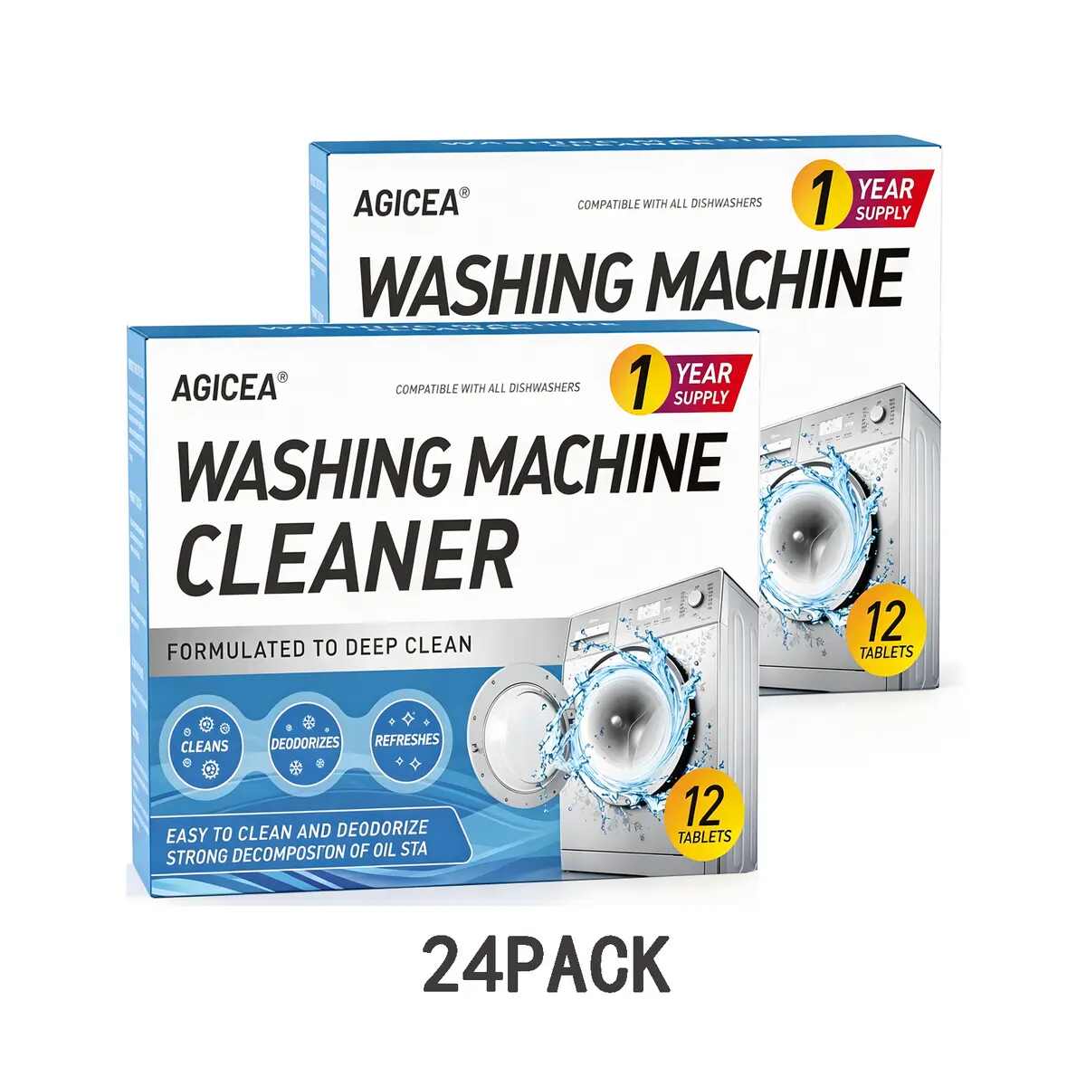 [BUY 1 GET 1 FREE] Washing Machine Cleaner Tablets