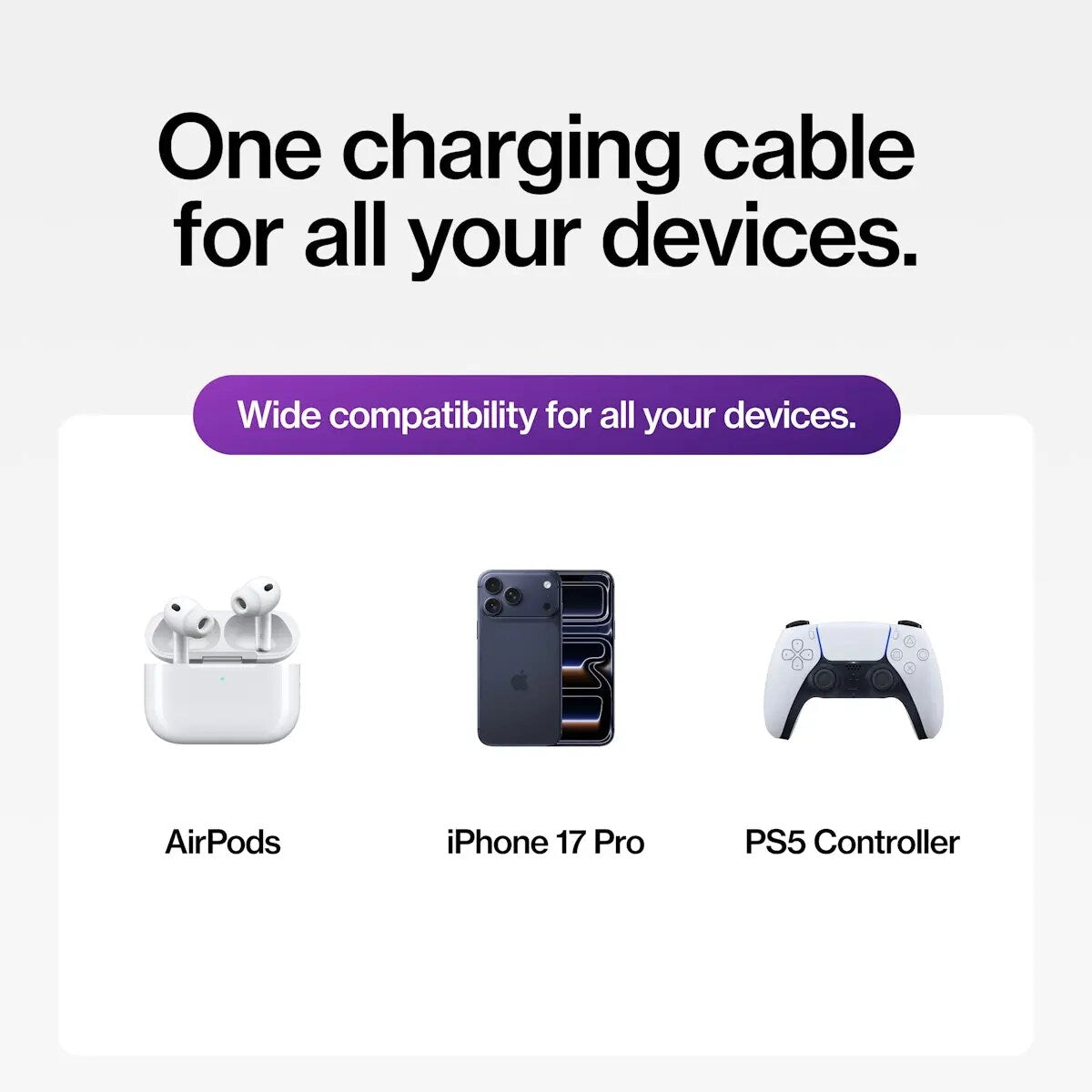 [BUY 1 GET 1 FREE] 100W Magnetic Stack USB-C Fast Charging Cable