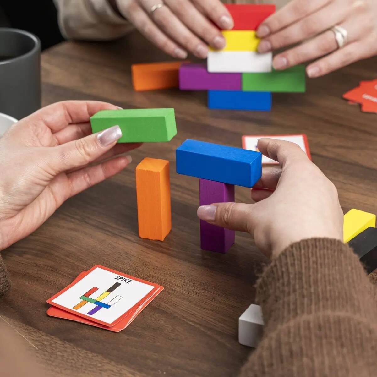 Fast-Paced Stacking Strategy Board Game