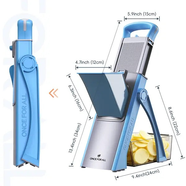 Foldable Safe Mandoline Slicer Plus