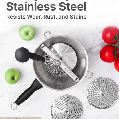 Hand Crank Stainless Steel Food Mill